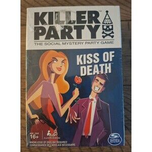 Killer Party Social Mystery Party Game Kiss of Death New Sealed